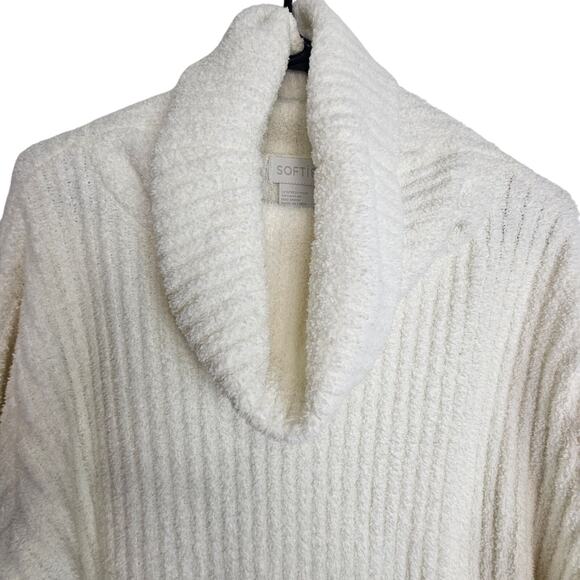 Softies Sweater Women S/M Marshmallow Slouch Comfy Turtleneck Lounge Cozy Soft - Picture 2 of 8